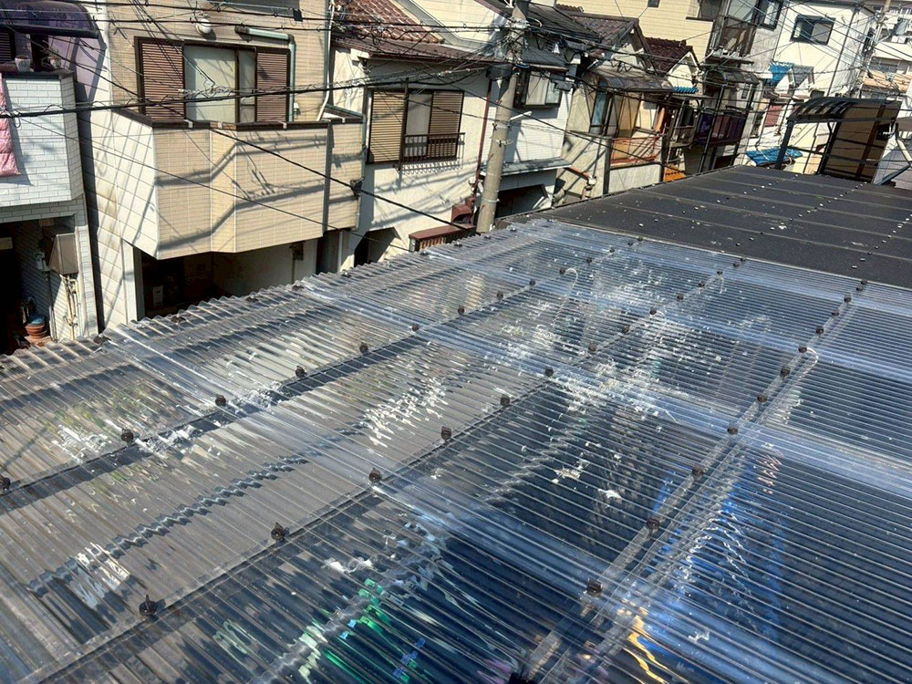 高石市 屋根の工事