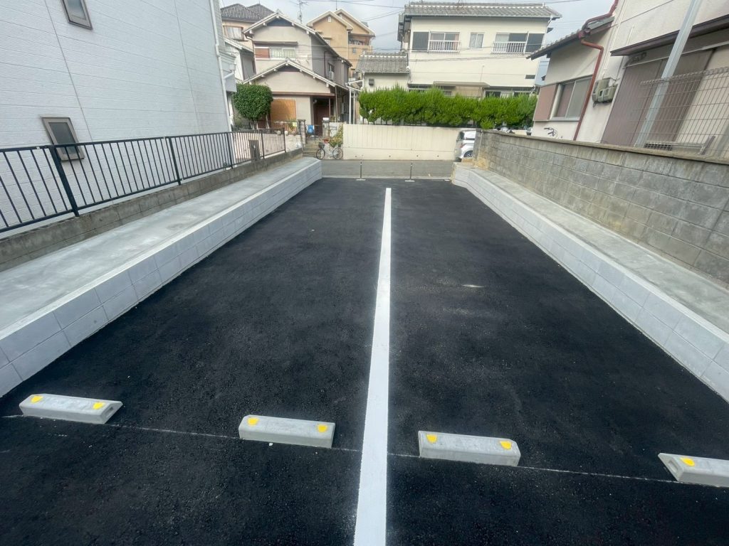 駐車場整地　直建築