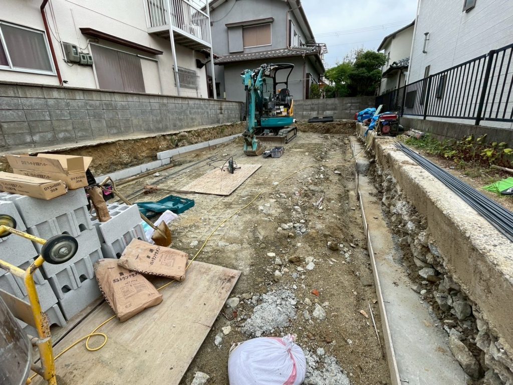 戸建ての解体工事　直建築